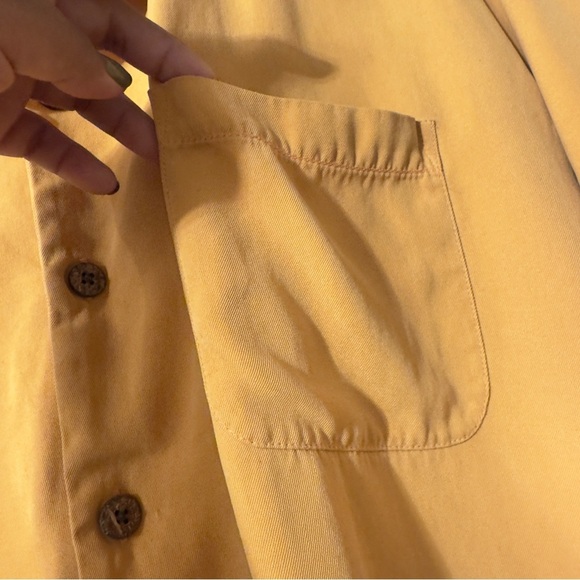 Tommy Bahama 100% Silk Shortsleeve Buttonup Shirt Orange Men Size XL - Picture 4 of 9